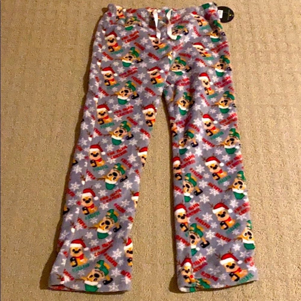 Soft and cozy winter holiday lounge pants size large
